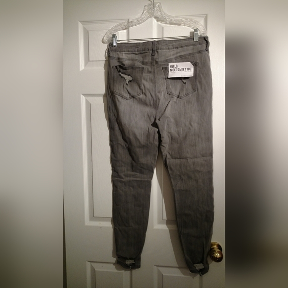 Fashion Nova Distressed Stretch Jeans - Picture 9 of 10